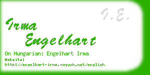 irma engelhart business card